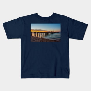 Dromana Pier, Dromana, Mornington Peninsula, Victoria, Australia Kids T-Shirt